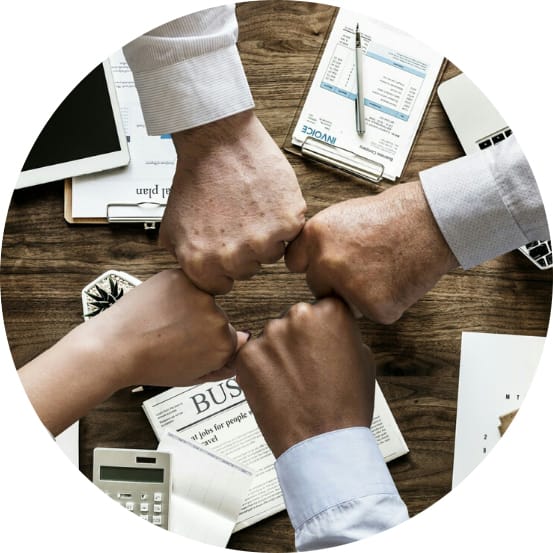business fist bump