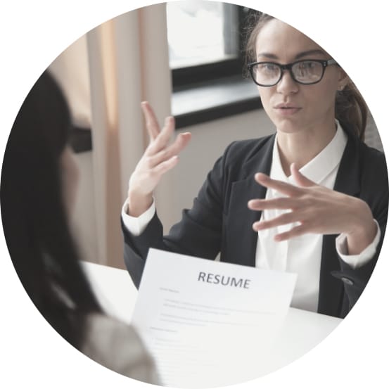 applicant explaining resume